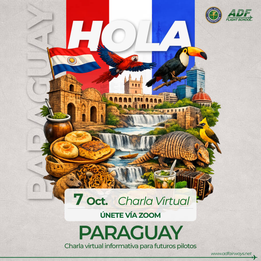 Charla Virtual: Cómo Convertirte en Piloto Comercial en EE. UU. desde Paraguay